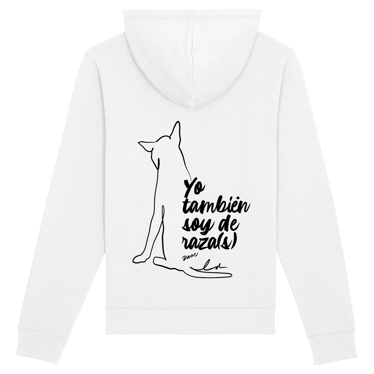 Sudadera: Mestizos - Diseño trasero